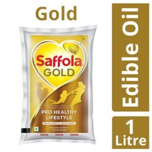 Saffola Gold Refined Oil 1 Ltr Pouch
