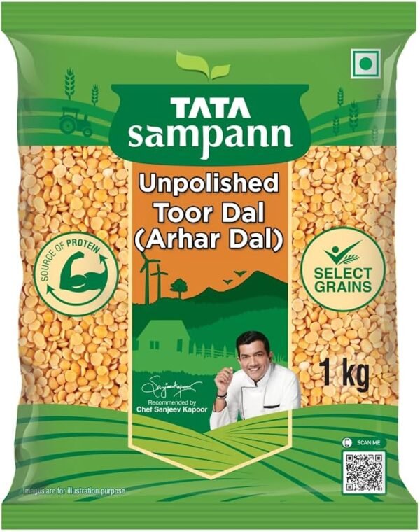Tata Sampann Unpolished Toor Dal/Toor Dal