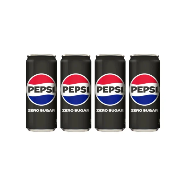 Pepsi Zero Sugar Soft Drink - Pack of 4
